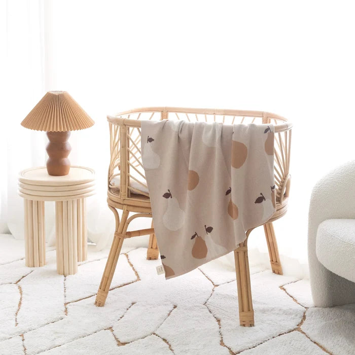 Fox & Fallow Cotton Blanket - Golden Pears