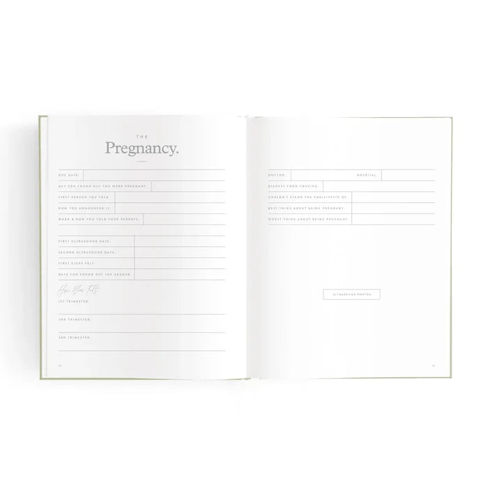 Fox & Fallow Mini Baby Book - Oatmeal