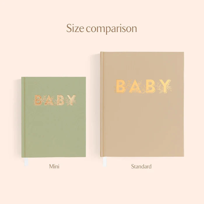 Fox & Fallow Mini Baby Book - Sage