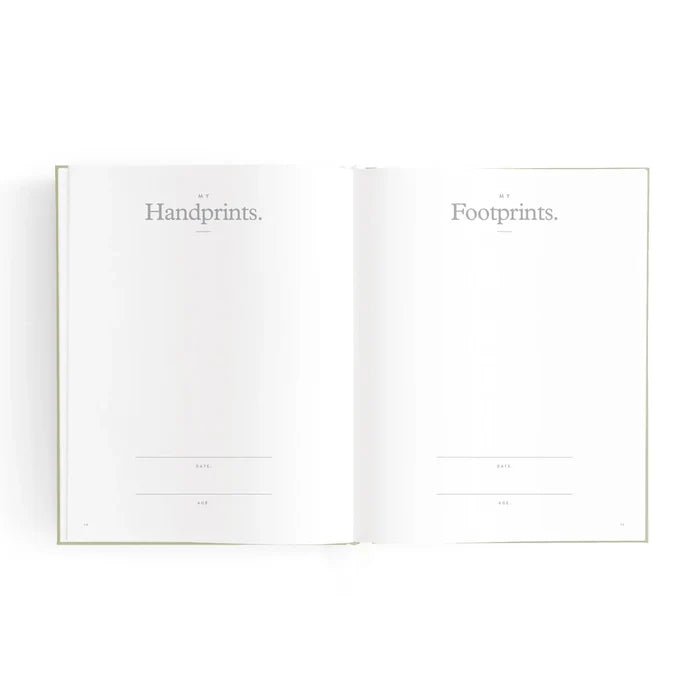 Fox & Fallow Mini Baby Book - Sage
