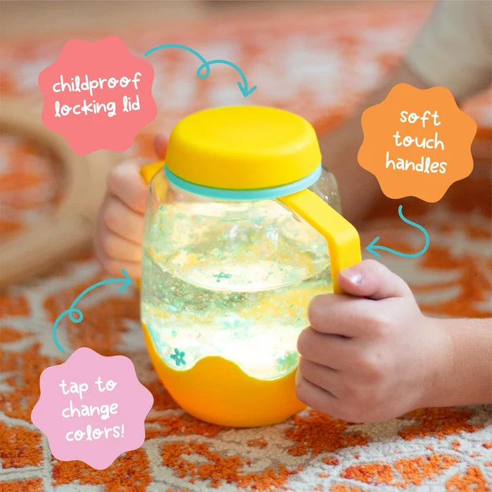 Glo Pal Sensory Play Jar - Pink