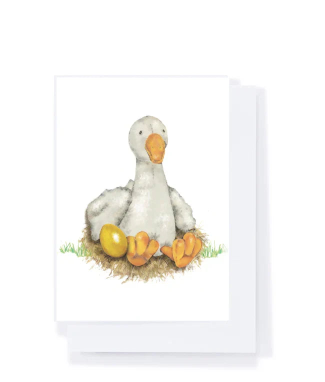 Greeting Card - Snowy the Goose