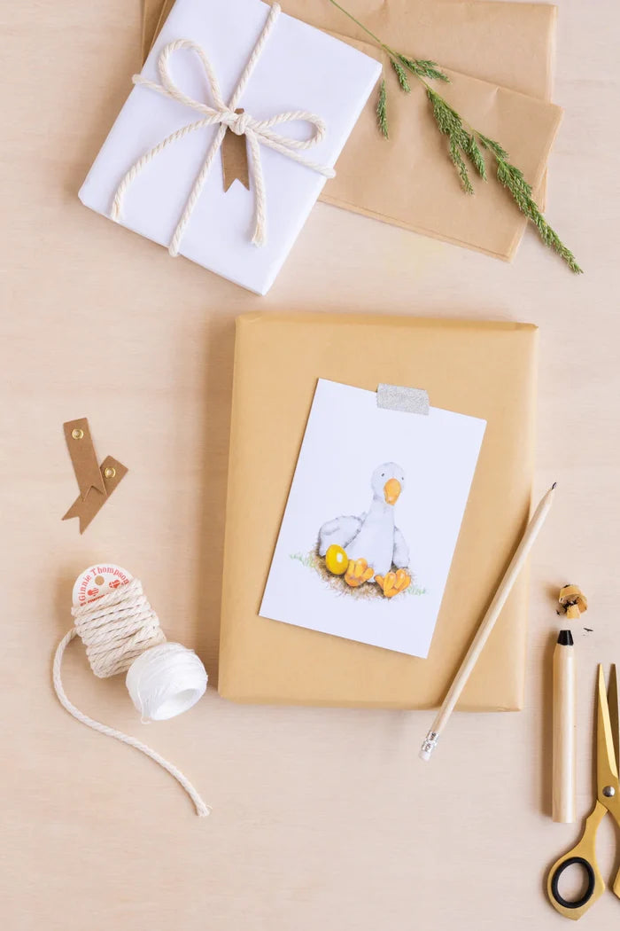 Greeting Card - Snowy the Goose