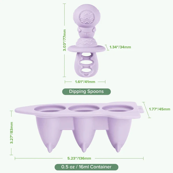 Haakaa Silicone Astronaut Ice Pop Mould Set