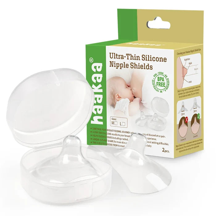 Haakaa Ultra-Thin Silicon Nipple Shield 2 Pack