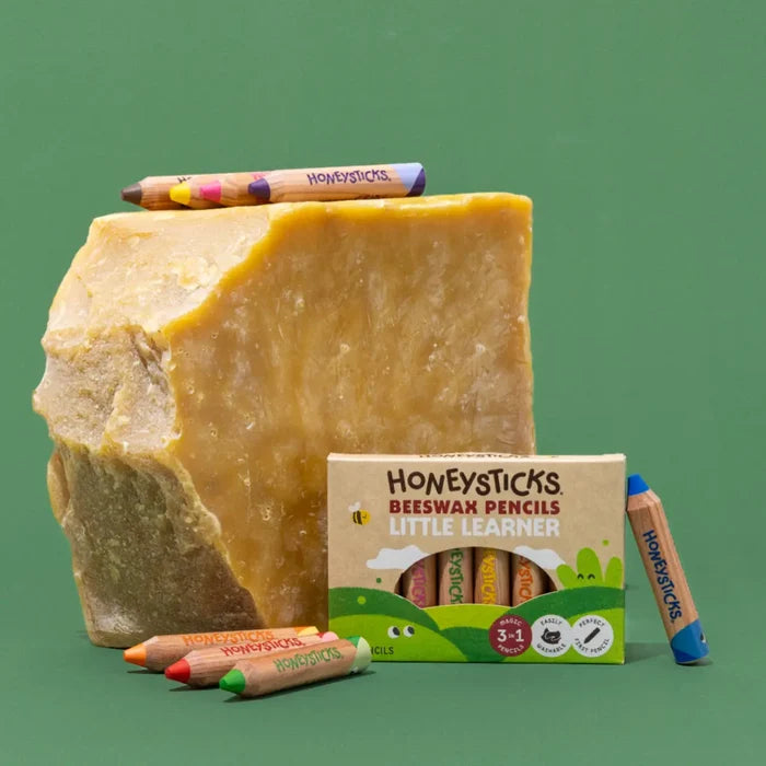 Honeysticks Magic 3-in-1 Beeswax Pencils Little Learners 7pk
