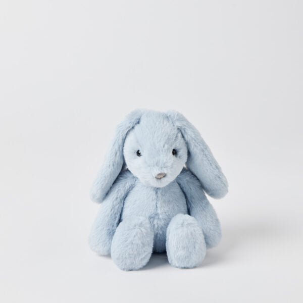 Jiggle & Giggle 25cm Bunny Plush Toy - Pale Blue