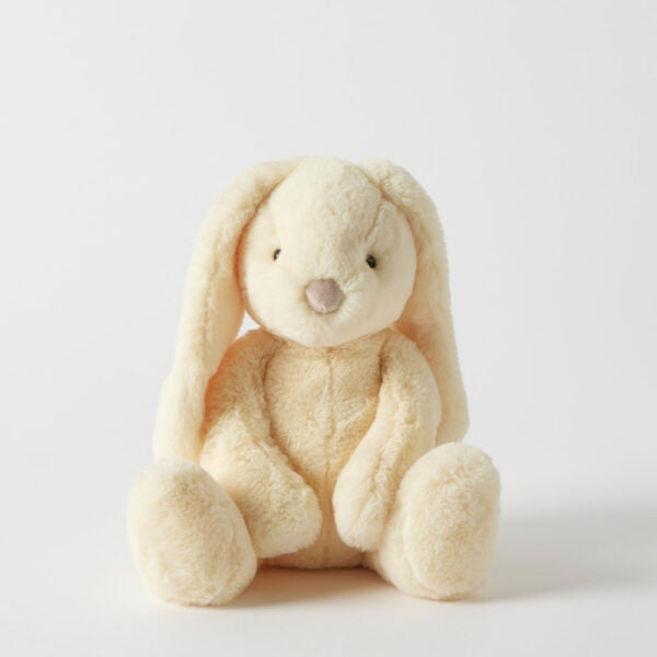 Jiggle & Giggle 35cm Bunny Plush Toy - Lemon