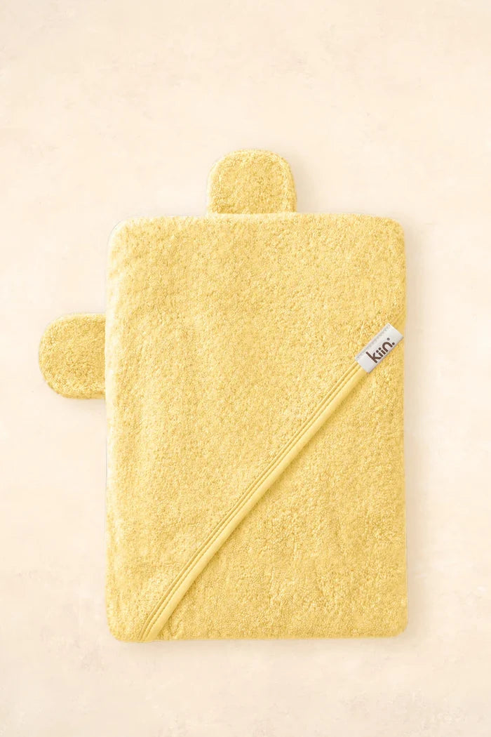 Kiin Bamboo Cotton Hooded Towel - Buttercup