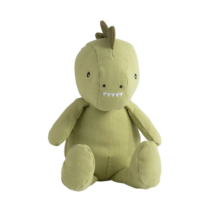 Linen Plush Toy - Large Dennis the Dinosaur