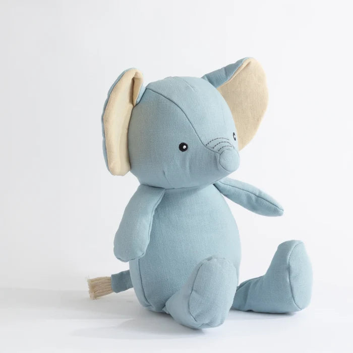 Linen Plush Toy - Large Eddie the Elephant