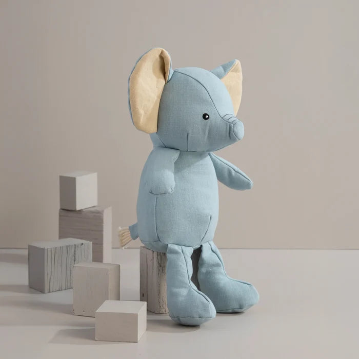 Linen Plush Toy - Large Eddie the Elephant