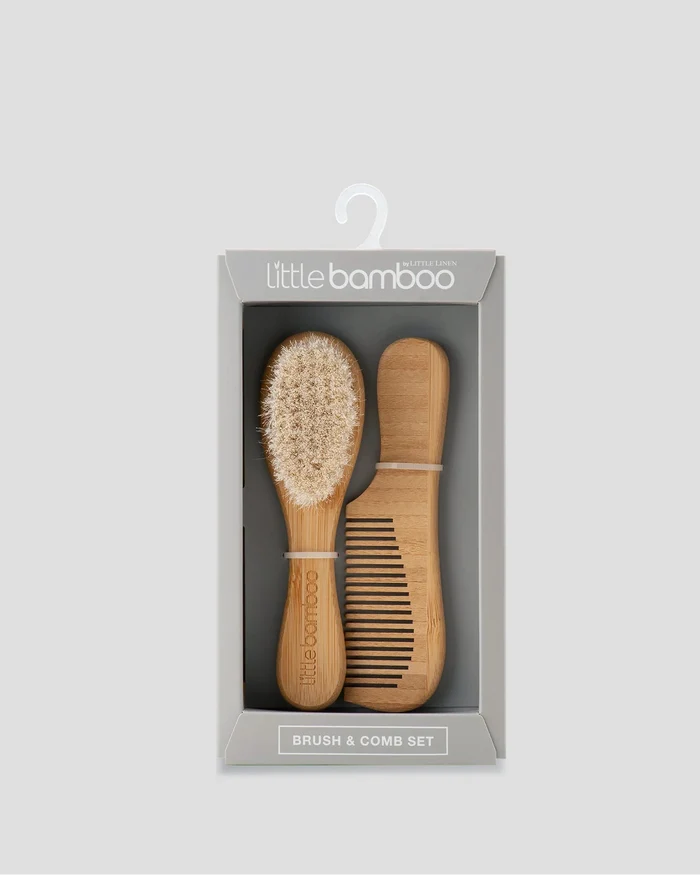 Little Bamboo Baby Brush and Comb Set