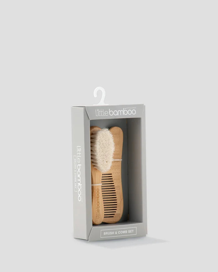 Little Bamboo Baby Brush and Comb Set