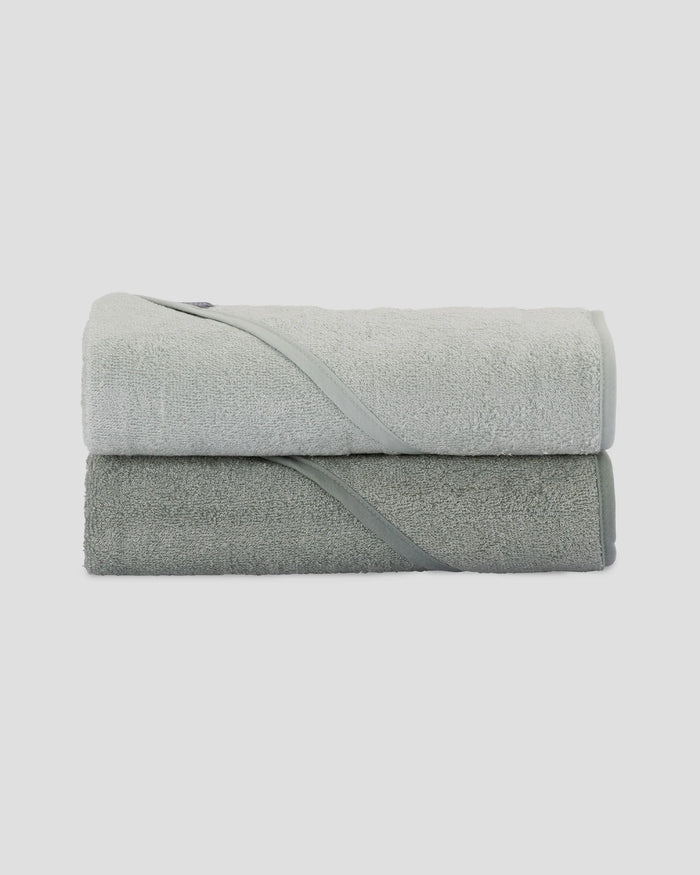 Little Bamboo Baby Hooded Towel 2 Pack - Turtle Bay