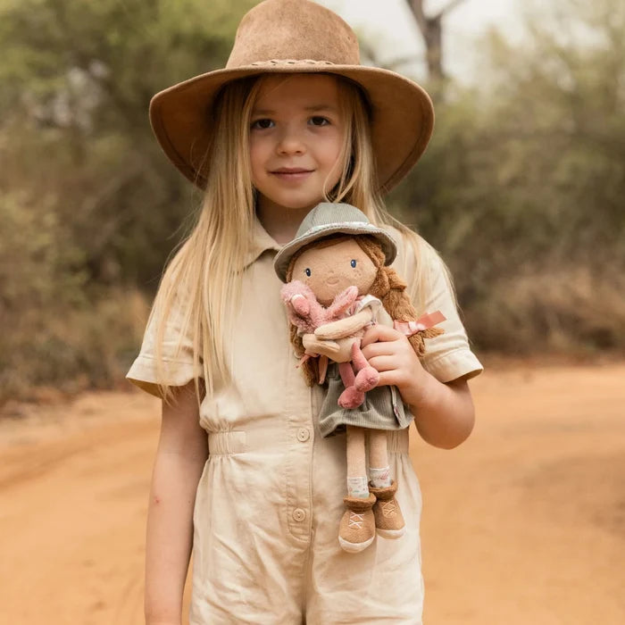 Little Dutch Safari Friends Activity Cuddle Doll Ranger Rosa