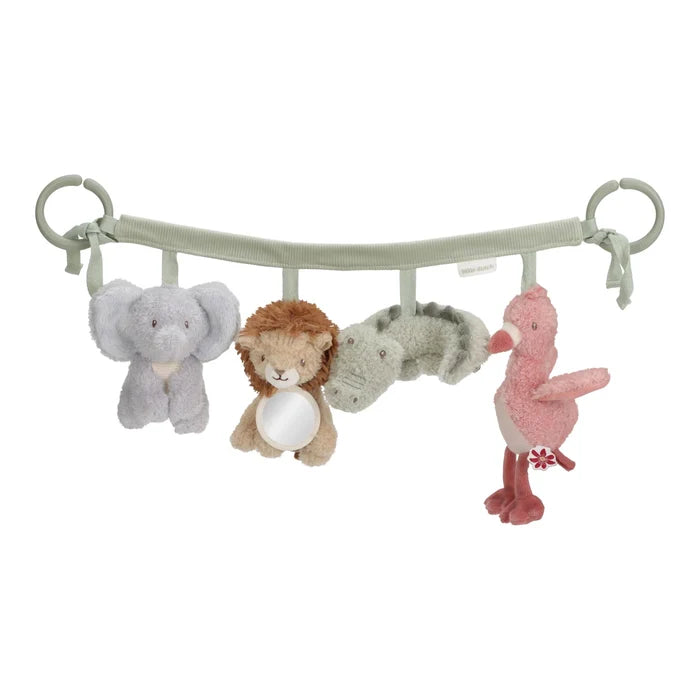 Little Dutch Safari Friends Stroller Toy Chain