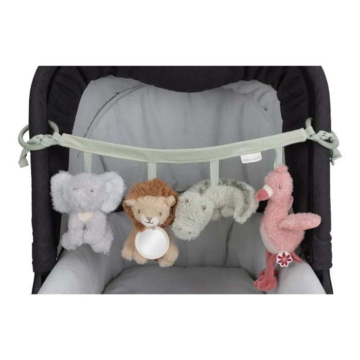 Little Dutch Safari Friends Stroller Toy Chain