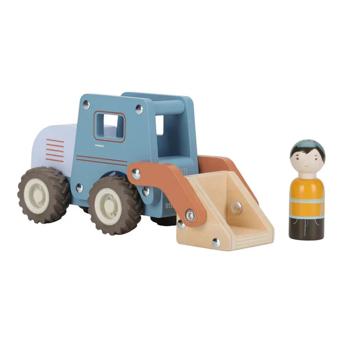 Little Dutch Wooden Bulldozer