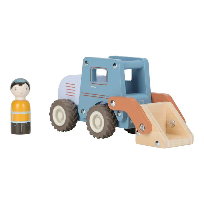 Little Dutch Wooden Bulldozer