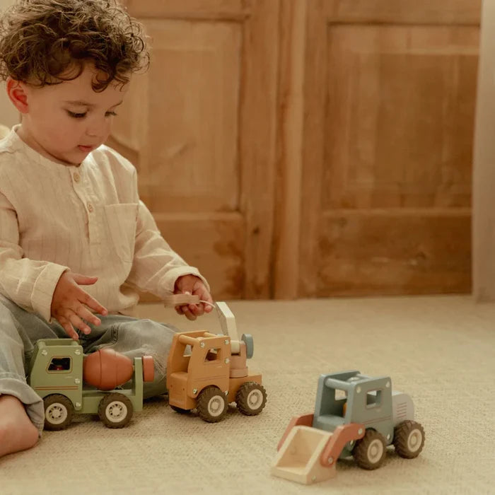 Little Dutch Wooden Bulldozer