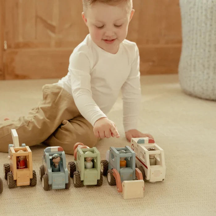 Little Dutch Wooden Bulldozer