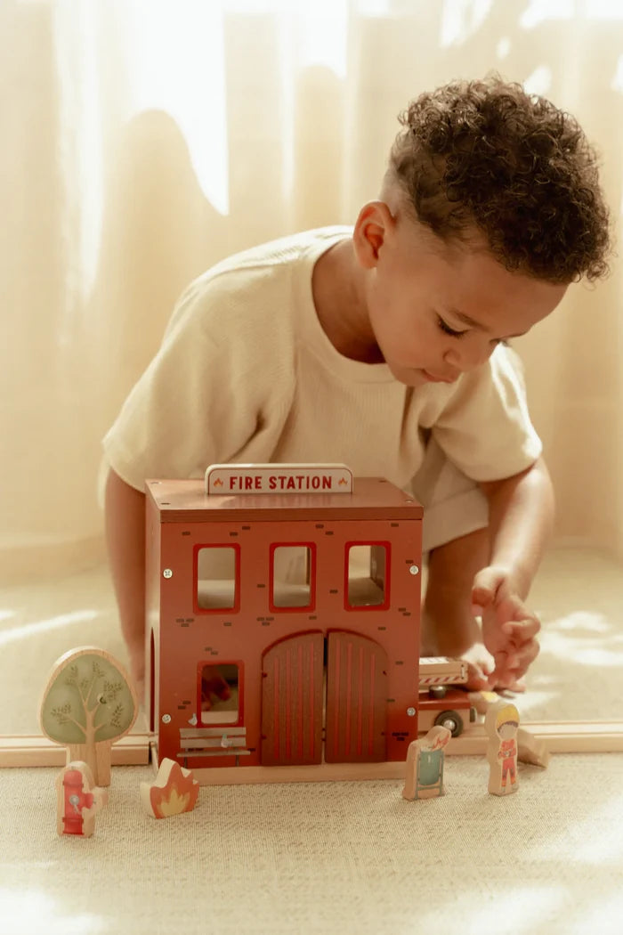 Little Dutch Wooden Fire Station