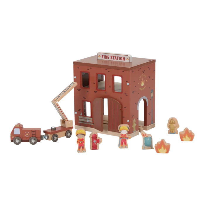 Little Dutch Wooden Fire Station