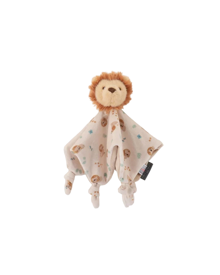 Little Linen Baby Comforter - Savanna Lion
