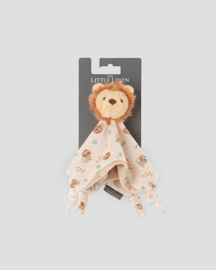 Little Linen Baby Comforter - Savanna Lion