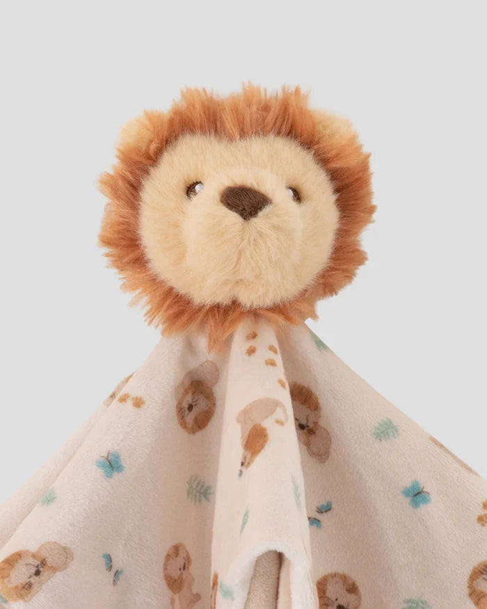 Little Linen Baby Comforter - Savanna Lion