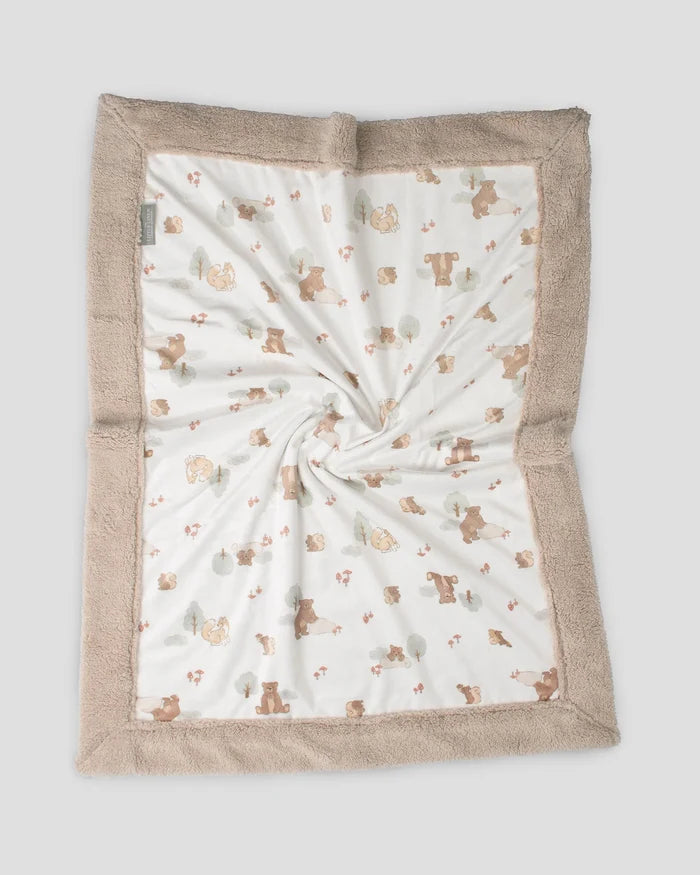 Little Linen Baby Snuggle Blanket - Bushland Bear
