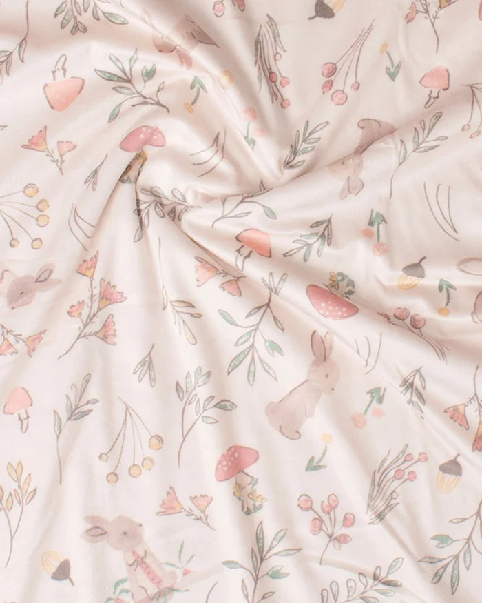 Little Linen Baby Snuggle Blanket - Harvest Bunny