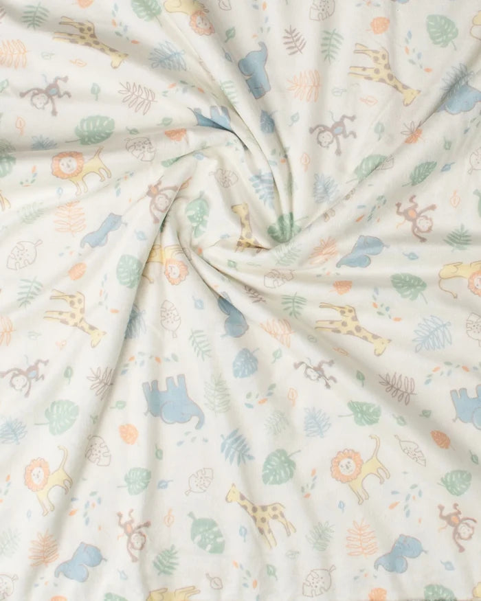 Little Linen Baby Snuggle Blanket - Savanna Giraffe