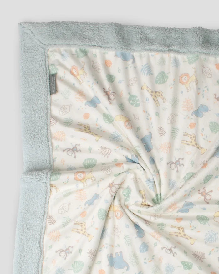 Little Linen Baby Snuggle Blanket - Savanna Giraffe