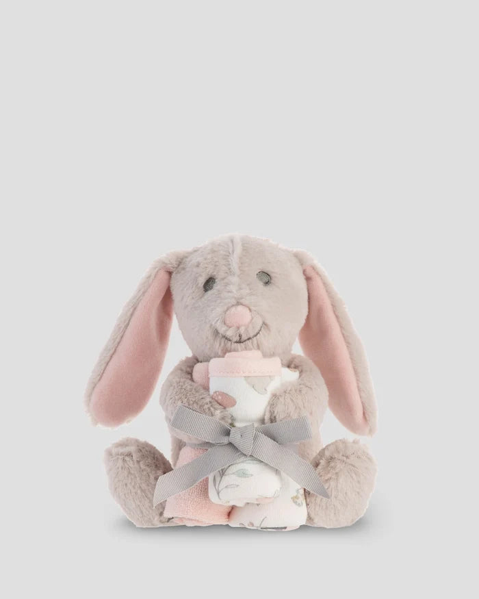 Little Linen Soft Plush Toy & Washer Gift Box - Harvest Bunny