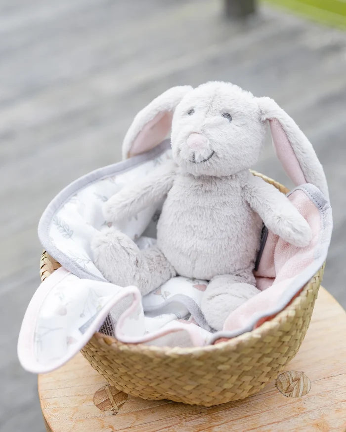 Little Linen Soft Plush Toy & Washer Gift Box - Harvest Bunny