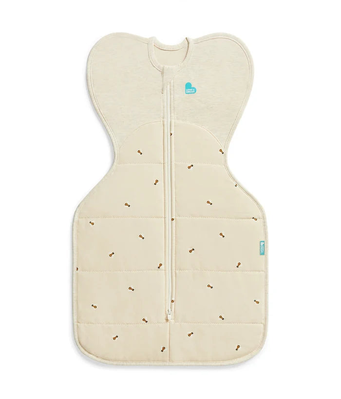 Love to Dream Swaddle Up™ Quilted Stretch Cotton 2.5 TOG - Oatmeal Bees