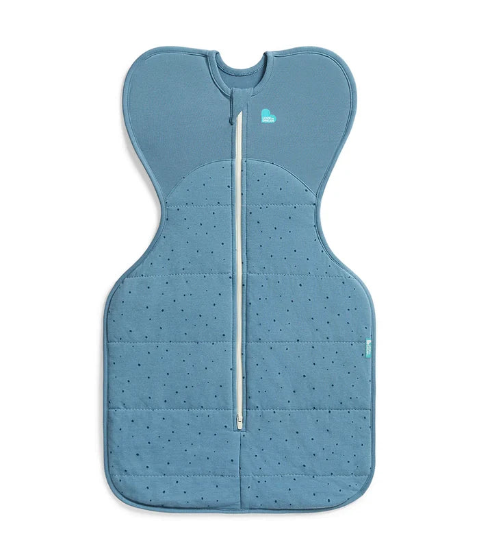 Love to Dream Swaddle Up™ Quilted Stretch Cotton 2.5 TOG - Storm Blue Pebbles