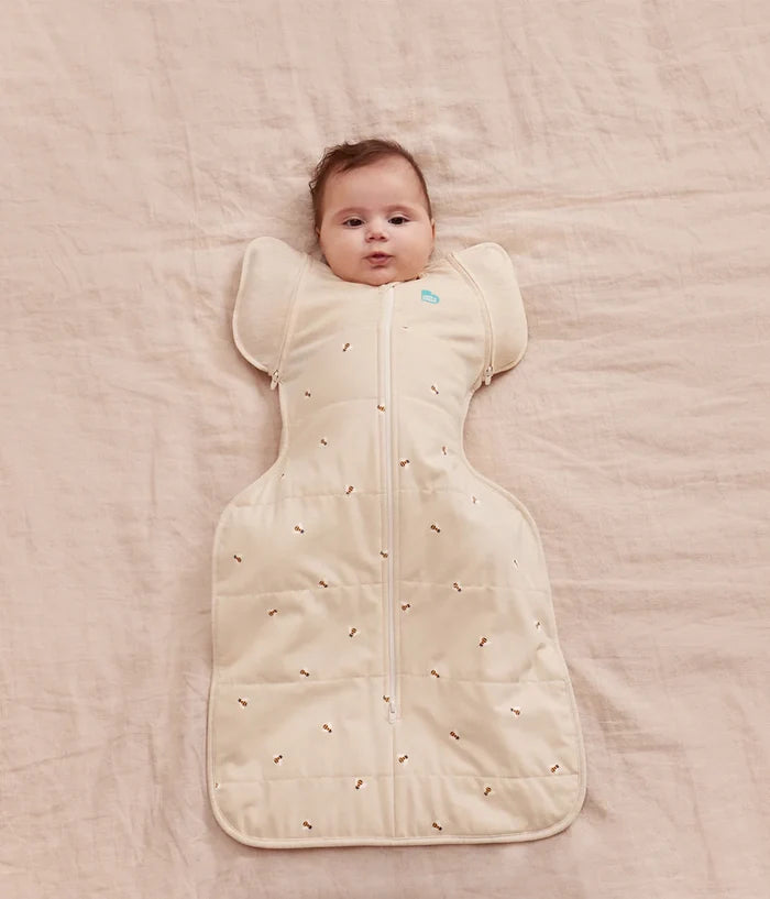Love to Dream Swaddle Up™ Quilted Transition Bag 2.5 TOG - Oatmeal Bees