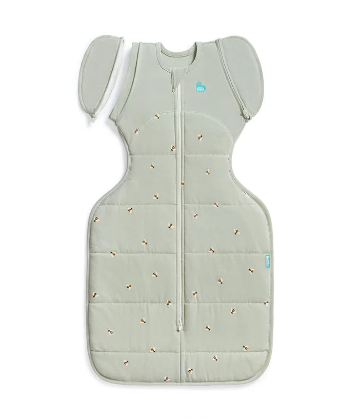 Love to Dream Swaddle Up™ Quilted Transition Bag 2.5 TOG - Olive Bees