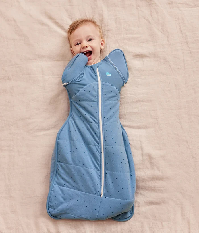 Love to Dream Swaddle Up™ Quilted Transition Bag 2.5 TOG - Storm Blue Pebbles