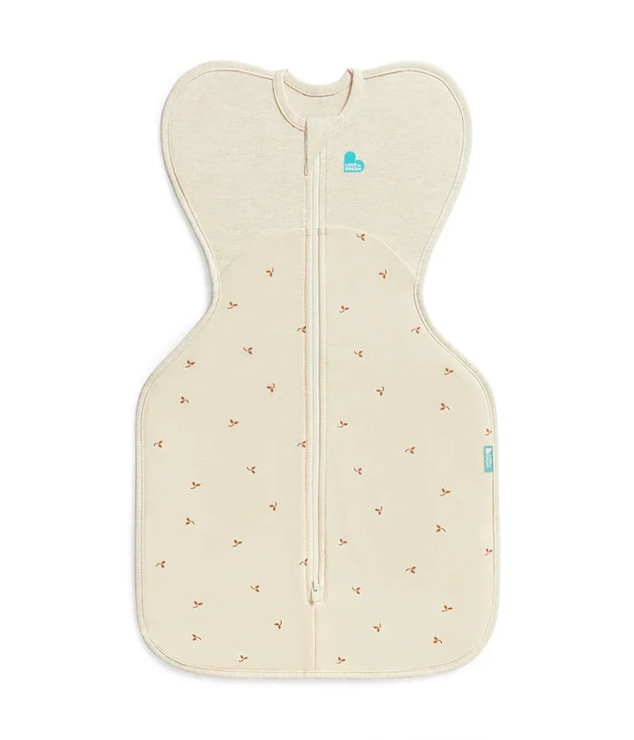 Love to Dream Swaddle Up™ Stretch Cotton Fleece 1.5 TOG - Oatmeal Twigs