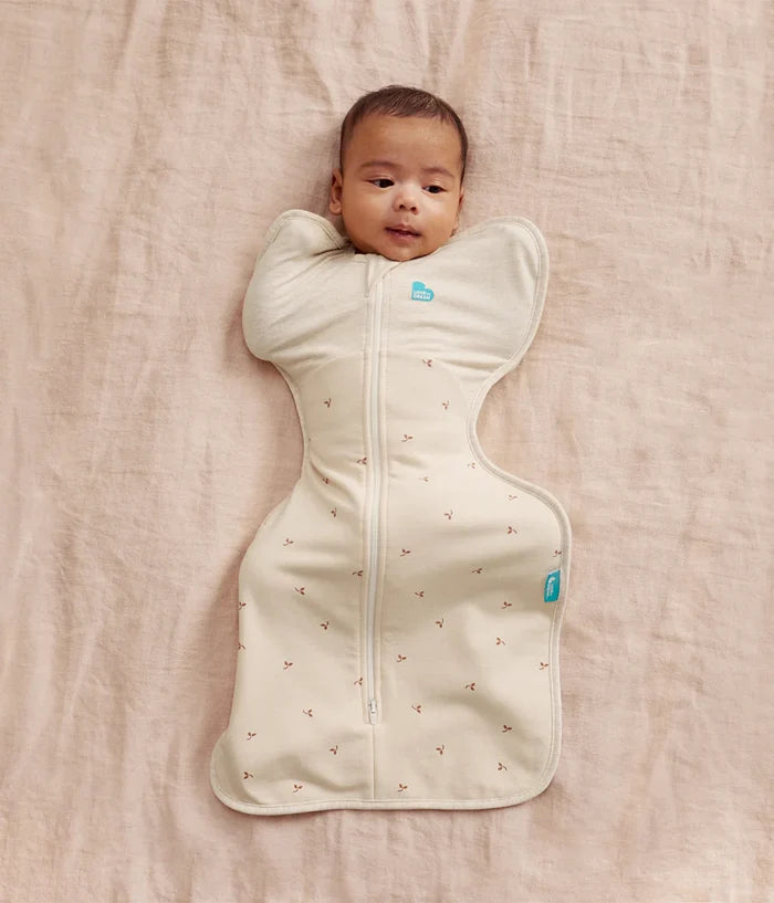 Love to Dream Swaddle Up™ Stretch Cotton Fleece 1.5 TOG - Oatmeal Twigs