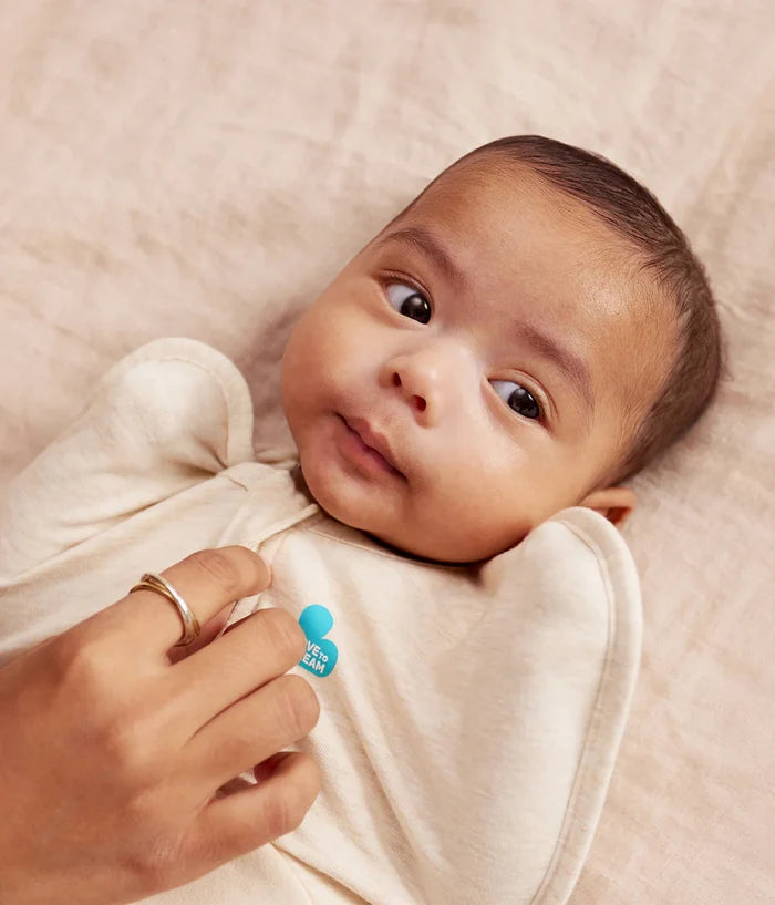 Love to Dream Swaddle Up™ Stretch Cotton Fleece 1.5 TOG - Oatmeal Twigs