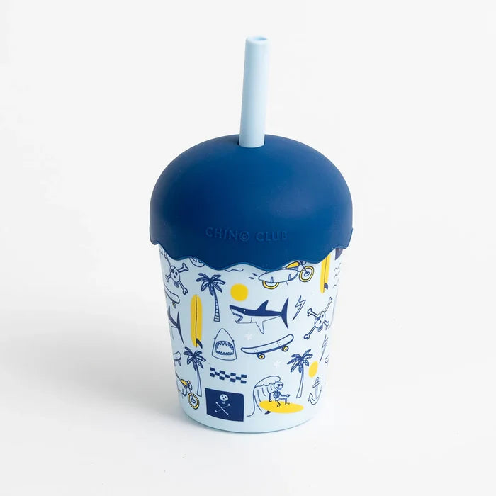 Mini Stainless Steel Smoothie Cup & Straw 200ml - Rad Times