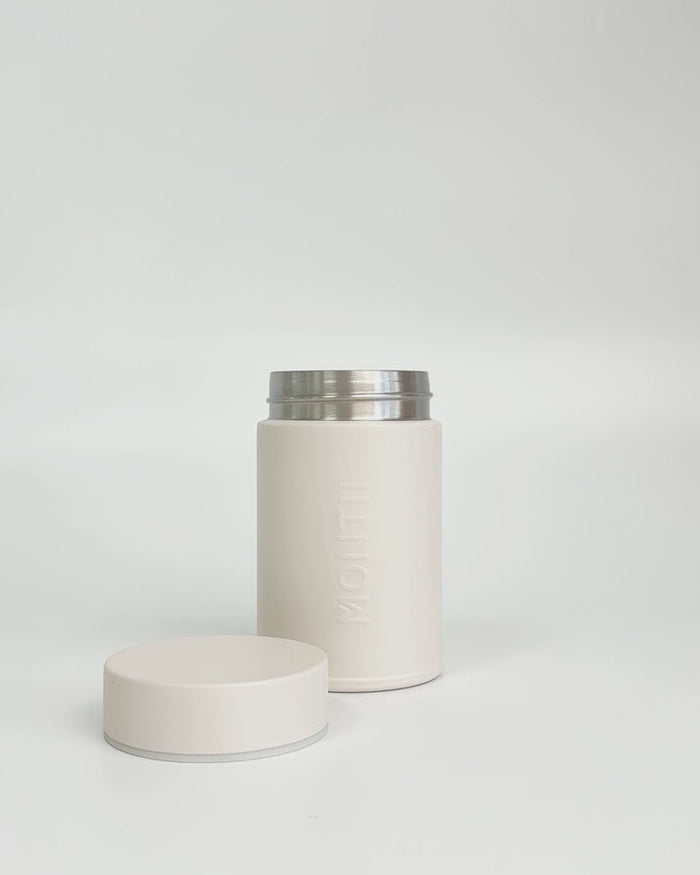 Montiico Insulated Snack Pot - Cream