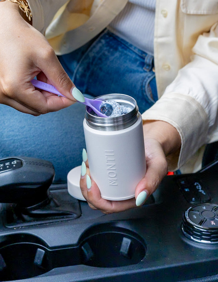 Montiico Insulated Snack Pot - Cream