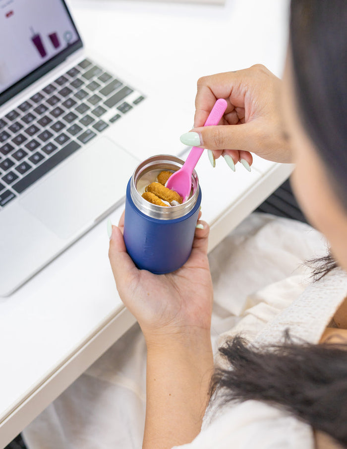 Montiico Insulated Snack Pot - Navy