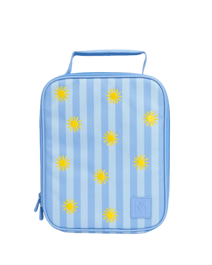 Montiico Large Insulated Lunch Bag - Embroidered Hello Sunshine